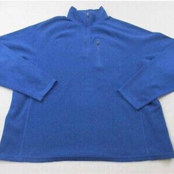 L.L. Bean Sweaters Ll Bean Sweater Mens Extra Extra Large Blue Fleece Outdoors Pullover 4